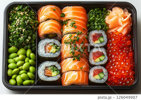 Homemade Bento lunch box. 126049987