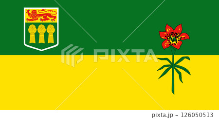Saskatchewan Canada flag background illustration Saskatchewan Canada flag background illustration 126050513