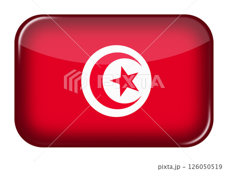 Tunisia web icon rectangle button 126050519