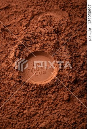 Cocoa powder chocolate texture background Cocoa powder chocolate texture background 126050607