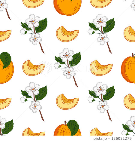 Seamless cute pattern. Pattern for textiles in hand draw style 126051279