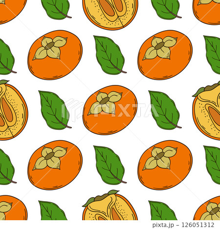 Pattern for textile or kitchen in hand draw style. Seamless pattern 126051312