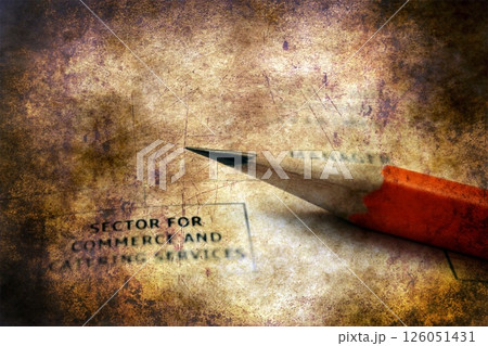 Company organization chart grunge concept 126051431