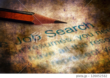 Job search grunge concept Job search grunge concept 126052582