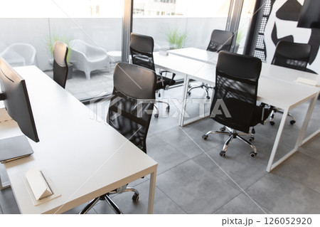 Picture of an office premises with modern furniture and design Picture of an office premises with modern furniture and design 126052920