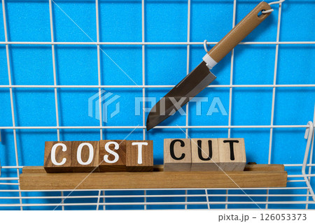 文字ブロック COST CUT 文字ブロック COST CUT 126053373