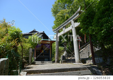 松ヶ崎大黒天　参道の鳥居　京都市左京区松ヶ崎 126053810