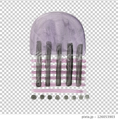 Abstract pale purple and gray watercolor painting background with geometric shapes and lines. Contemporary illustration with violet, grey elements for social media design, greeting cards, poster Abstract pale purple and gray watercolor painting background with geometric shapes and lines. Contemporary illustration with violet, grey elements for social media design, greeting cards, poster 126053903