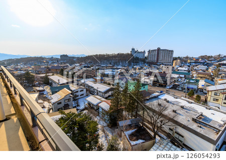 群馬県　吾妻郡草津町　ホテルからの眺め 126054293