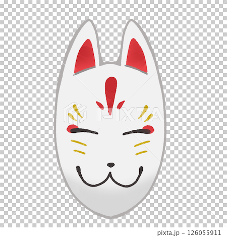 キツネのお面 126055911
