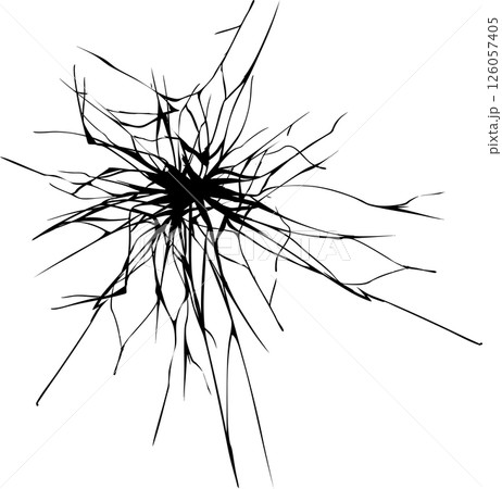 ヒビ割れのテクスチャイラスト素材 126057405