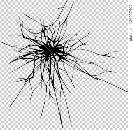 ヒビ割れのテクスチャイラスト素材 126057405