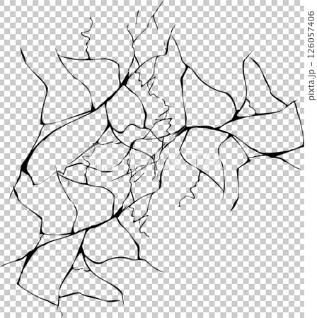 破裂的紋理插圖素材 破裂的紋理插圖素材 126057406