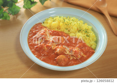 食欲をそそられる、バターチキンカレー 食欲をそそられる、バターチキンカレー 126058812