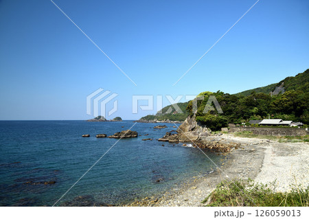 見老津の海岸　【和歌山県すさみ町】 126059013