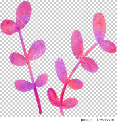 Colorful coral sea watercolor illustration Colorful coral sea watercolor illustration 126059516