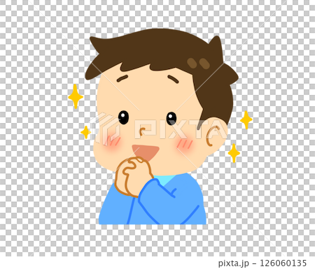 Illustration of a joyful boy 126060135