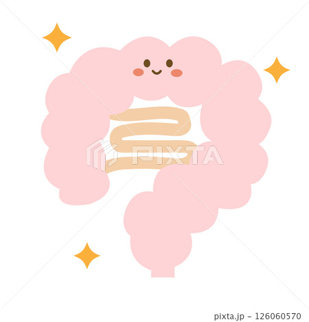 ぴかぴかきれいな元気な腸 ぴかぴかきれいな元気な腸 126060570