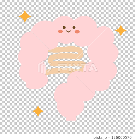 ぴかぴかきれいな元気な腸 ぴかぴかきれいな元気な腸 126060570