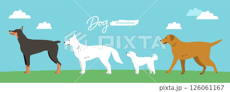犬のイラストセット4 126061167