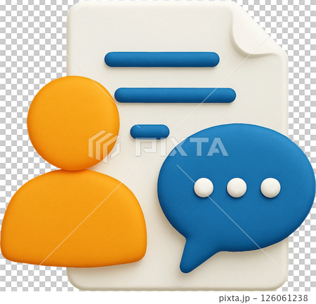 communication in speech bubble speech 126061238