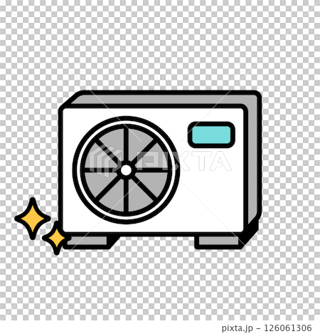 A simple illustration of a beautiful air conditioner 126061306
