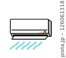 エアコンのシンプルなイラスト 126061318