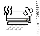 故障したエアコンのシンプルなイラスト 126061321