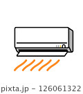 エアコンのシンプルなイラスト 126061322