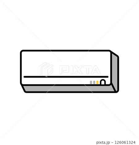 エアコンのシンプルなイラスト エアコンのシンプルなイラスト 126061324