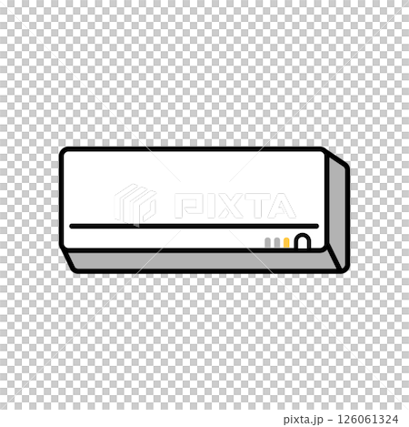 エアコンのシンプルなイラスト エアコンのシンプルなイラスト 126061324