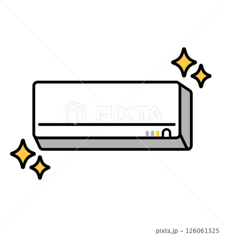 綺麗なエアコンのシンプルなイラスト 綺麗なエアコンのシンプルなイラスト 126061325