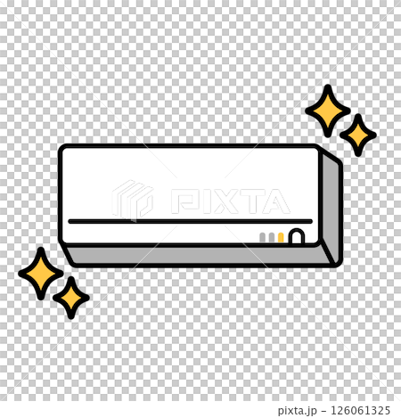 綺麗なエアコンのシンプルなイラスト 綺麗なエアコンのシンプルなイラスト 126061325