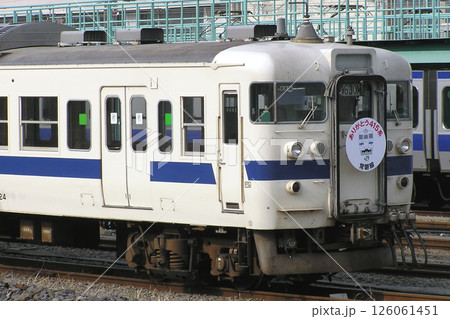 常磐線415系鋼鉄車さよなら運転（勝田車両センター） 126061451