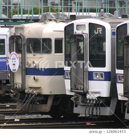 常磐線415系鋼鉄車さよなら運転（勝田車両センター） 126061453