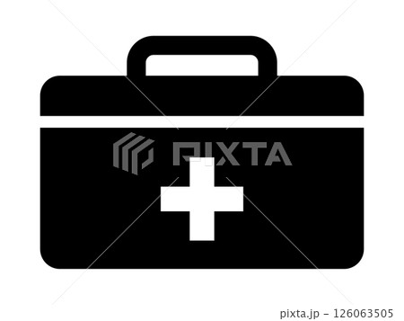 救急箱のアイコン（くすり箱のマーク） 126063505