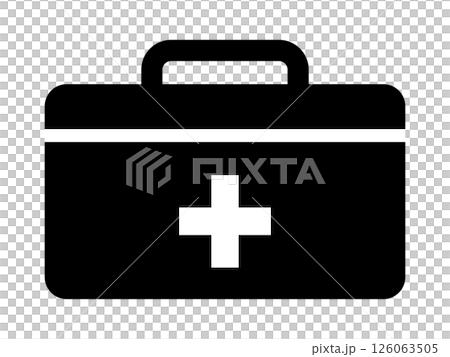 救急箱のアイコン（くすり箱のマーク） 126063505