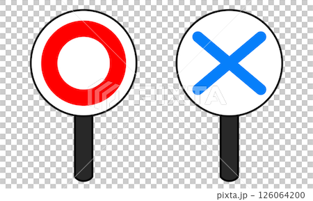 Illustration of circles and crosses Illustration of circles and crosses 126064200