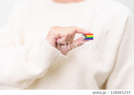 Happy pride month and LGBT or LGBTQ or LGBTQIA with rainbow flag Brooch pin for Lesbian, Gay, Bisexual, Transgender, Queer, Intersex, Non Binary, Marriage Equality Law, Pansexual and Demisexual Happy pride month and LGBT or LGBTQ or LGBTQIA with rainbow flag Brooch pin for Lesbian, Gay, Bisexual, Transgender, Queer, Intersex, Non Binary, Marriage Equality Law, Pansexual and Demisexual 126065255