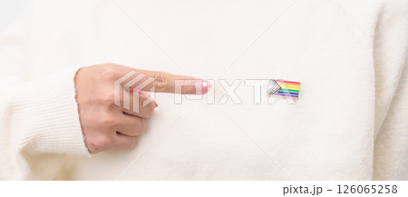 Happy pride month and LGBT or LGBTQ or LGBTQIA with rainbow flag Brooch pin for Lesbian, Gay, Bisexual, Transgender, Queer, Intersex, Non Binary, Marriage Equality Law, Pansexual and Demisexual Happy pride month and LGBT or LGBTQ or LGBTQIA with rainbow flag Brooch pin for Lesbian, Gay, Bisexual, Transgender, Queer, Intersex, Non Binary, Marriage Equality Law, Pansexual and Demisexual 126065258