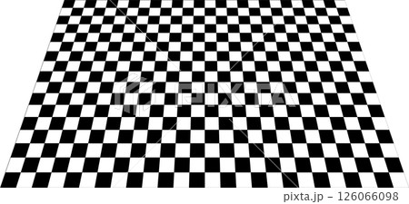 市松模様 黒 斜め視点 市松模様 黒 斜め視点 126066098
