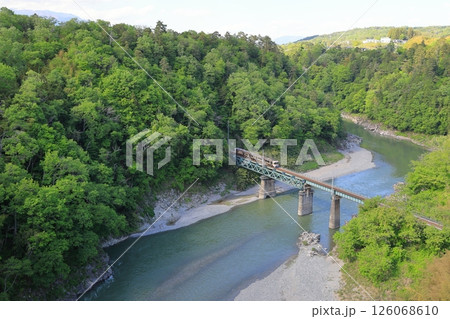 そらさんぽ天竜峡から望む飯田線・普通列車13 126068610