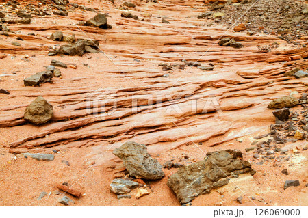 View of desert in Timna Valley, Israel View of desert in Timna Valley, Israel 126069000
