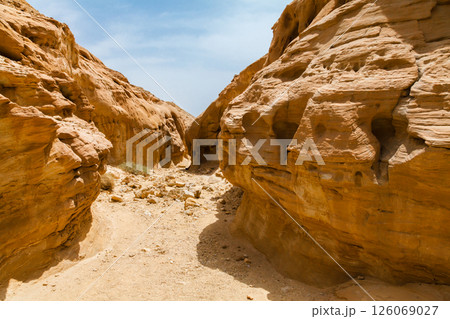 View of desert in Timna Valley, Israel 126069027