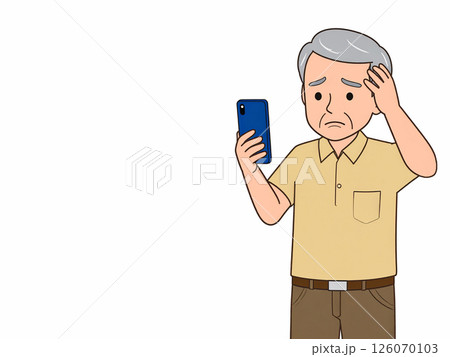 高齢者　スマートフォン　困りごと 126070103