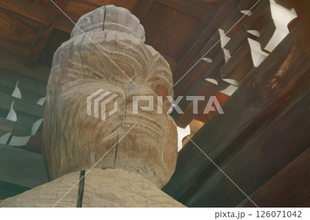 荒子観音 山門の仁王像 尾張四観音 荒子観音 山門の仁王像 尾張四観音 126071042