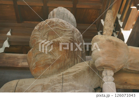 荒子観音　山門の仁王像　尾張四観音 126071043