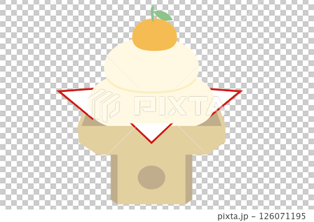 お正月縁起物　鏡餅 126071195