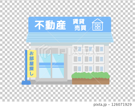 不動産  建物  イラスト   126071929