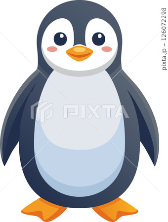 かわいいペンギンのイラスト 126072298